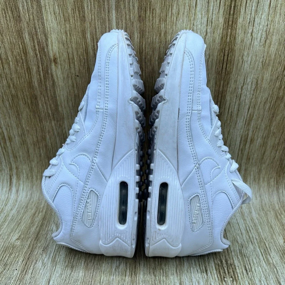 Nike Air Max 90 Recraft Women's Size 8.5 White Leather Sneakers CD6864-100